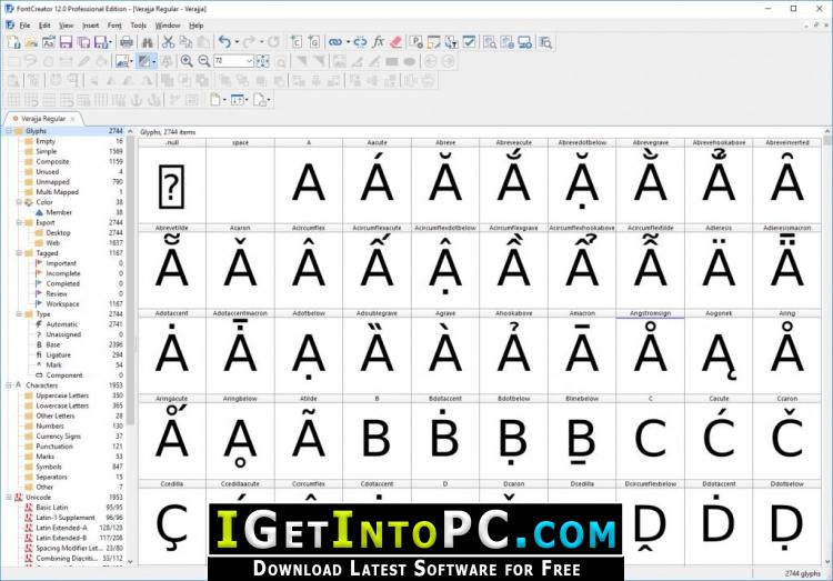 FontCreator Professional 12 Free Download 2