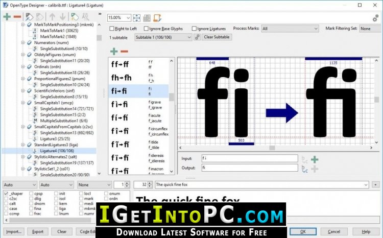 FontCreator Professional 13 Free Download 2