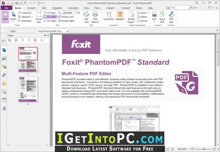 Foxit PhantomPDF Business 9 Free Download 1