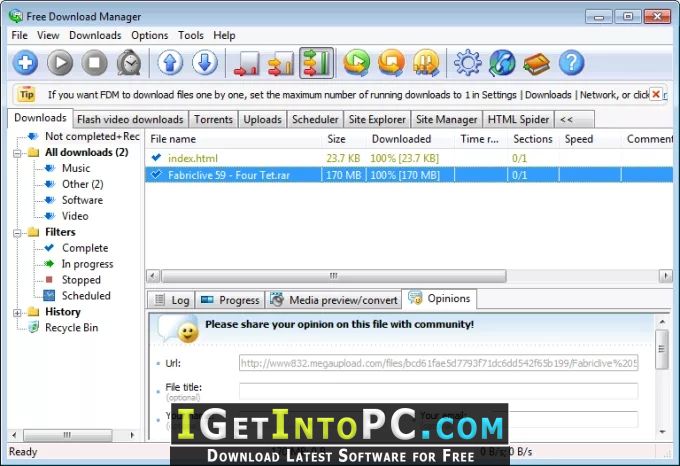 Free Download Manager 5 Free Download 1