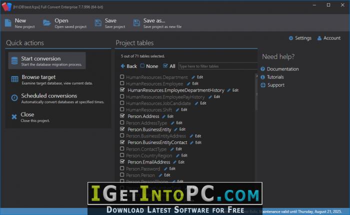 Full Convert Enterprise 18.09.1483 Free Download 3