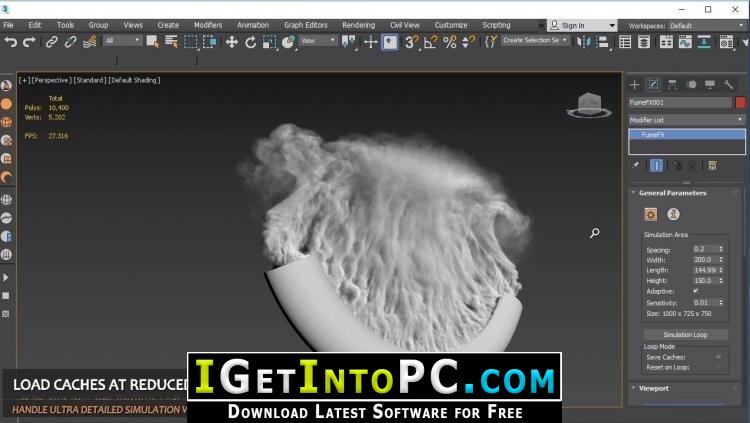 FumeFX 5.0.5 for 3ds Max 2014 2020 C4D R18 R21 Free Download 3