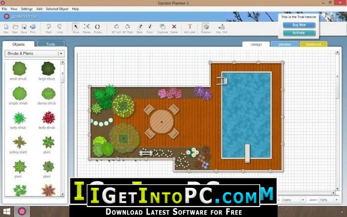 garden planner 3 plugin is needed