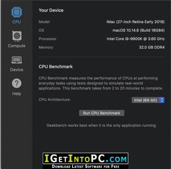 Geekbench 5.2.3 Pro Free Download 3