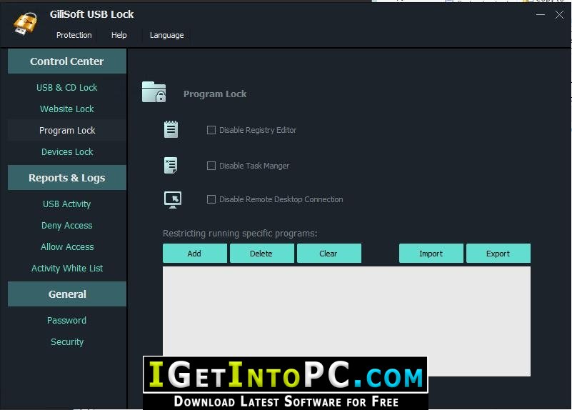 GiliSoft USB Lock 10 Free Download 3