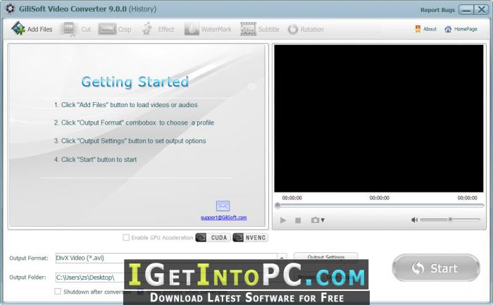 GiliSoft Video Converter 10.5.0 Free Download 2