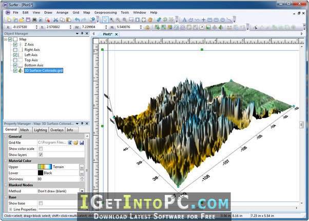 Golden Software Surfer 15.5.382 x64 Direct LInk Download