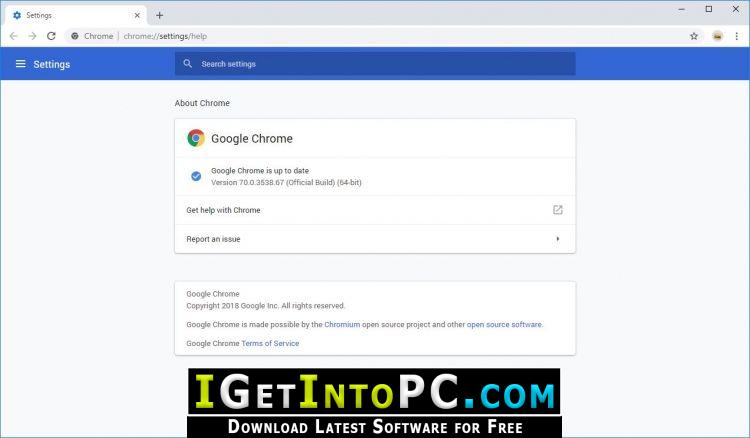 Google Chrome 70.0.3538.77 Offline Installer Free Download 3