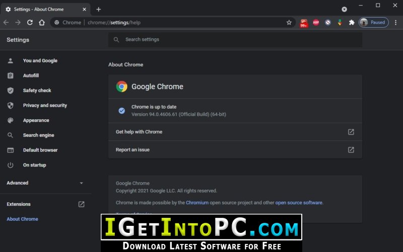 Google Chrome 94 Offline Installer Download 4