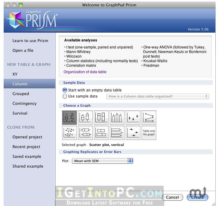GraphPad Prism 7.03 Direct Link Download