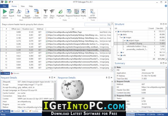 HTTP Debugger Pro 8.20 Free Download 1