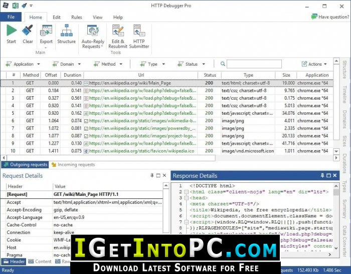 HTTP Debugger Professional 9 Free Download1 3