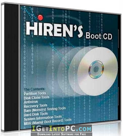 Hirens BootCD PE 1.0.1 Free Download