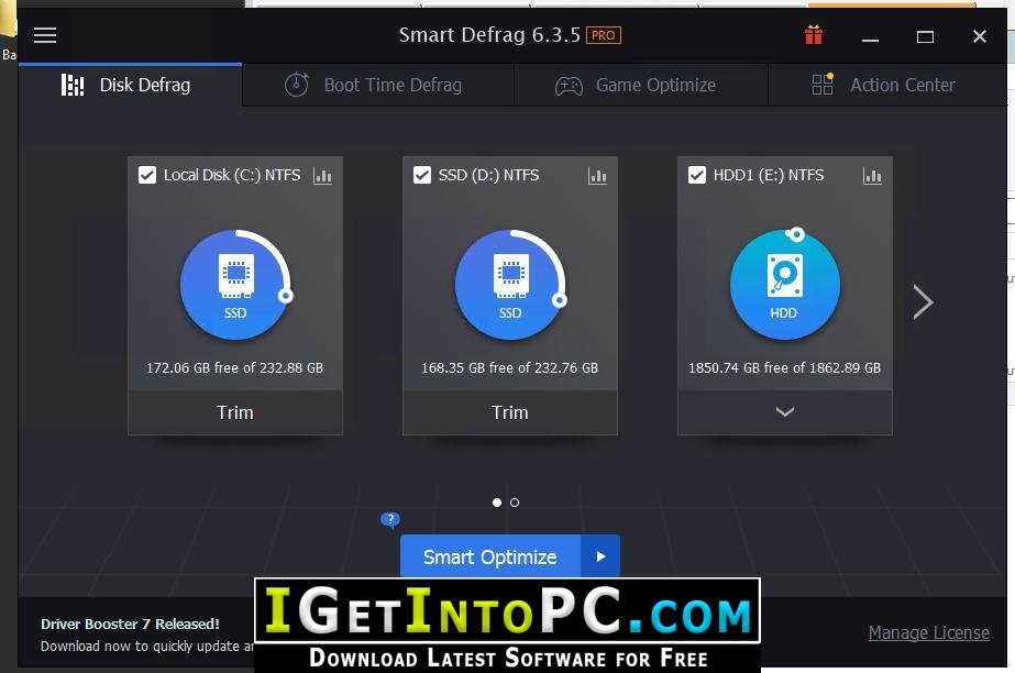 IObit Smart Defrag Pro 6.3.5.188 Free Download 1 1