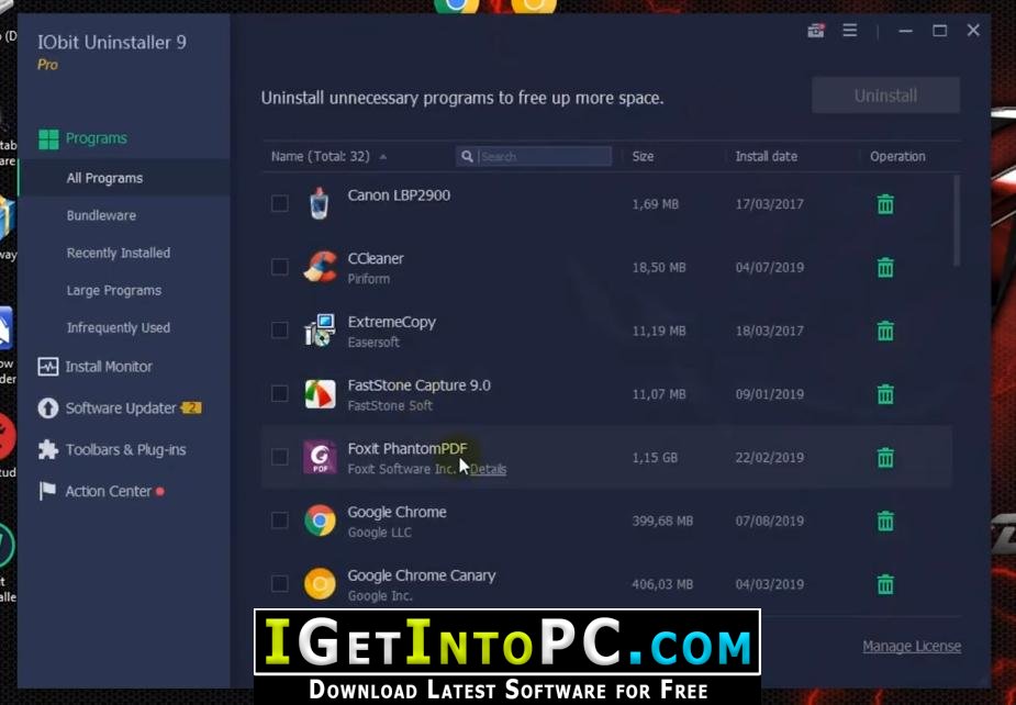 IObit Uninstaller 9 Pro Free Download 3