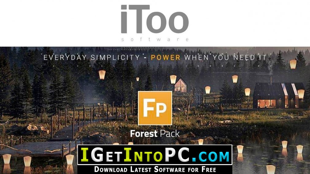 IToo Forest Pack Pro 6.2.2 Free Download with Libraries 1