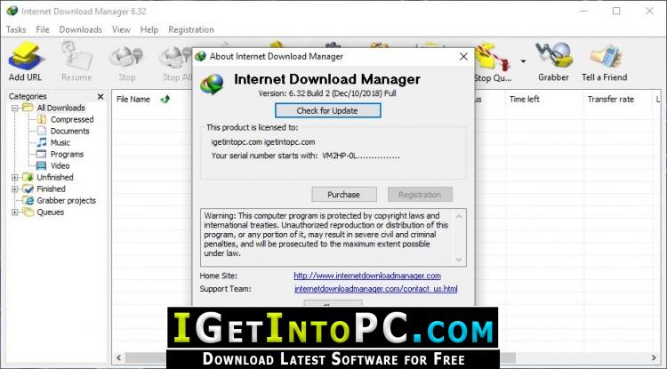 Internet Download Manager 6.32 Build 2 IDM Free Download 2