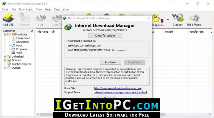 Internet Download Manager 6.32 Build 5 IDM Free Download 1
