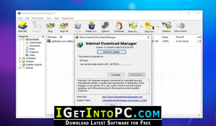 Internet Download Manager 6.32 Build 9 IDM Free Download 2