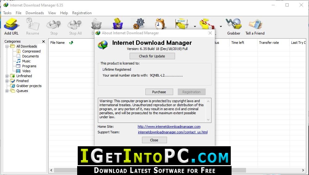 Internet Download Manager 6.35 Build 18 Retail IDM Free Download 1 1