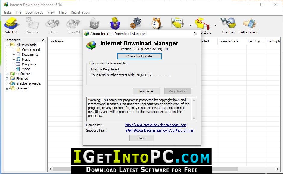 Internet Download Manager 6.36 Build 1 Retail IDM Free Download 1 1
