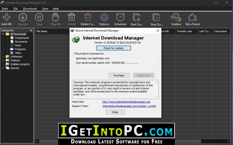 Internet Download Manager 6.38 Build 15 IDM Free Download 1 1