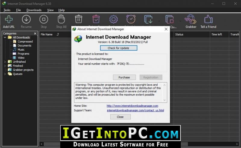 Internet Download Manager 6.38 Build 18 IDM Free Download 4