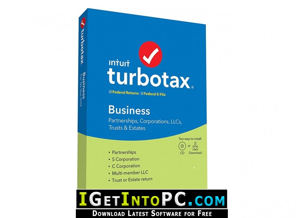 Intuit TurboTax Home and Business 2019 Free Download 1