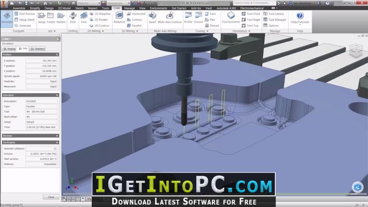 InventorCAM 2018 SP2 HF2 with Localizations for Autodesk Inventor Free Download 2