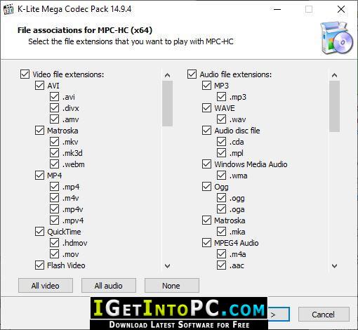 K Lite Mega Codec Pack 14.9.8 Free Download 3