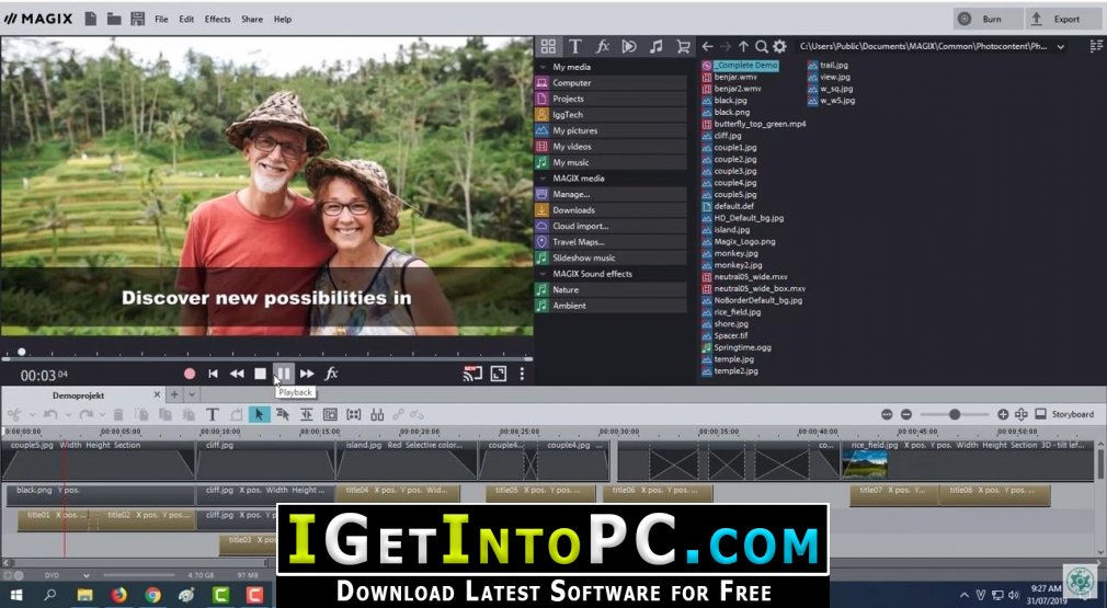 MAGIX Photostory 2020 Deluxe Free Download 2