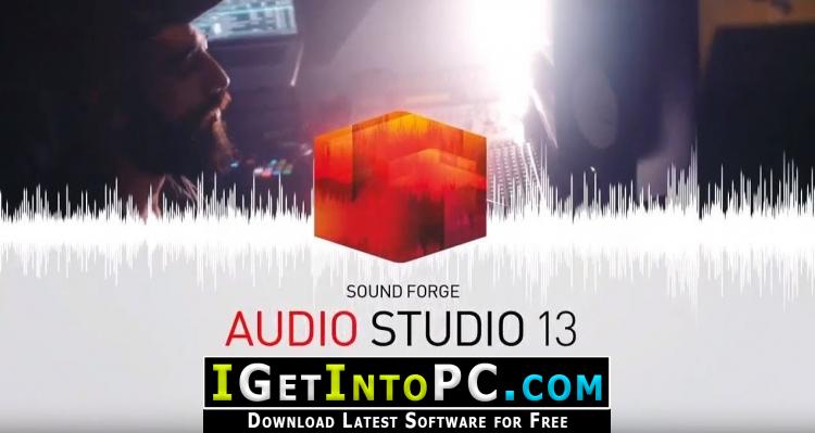 MAGIX Sound Forge Audio Studio 13 Free Download 1