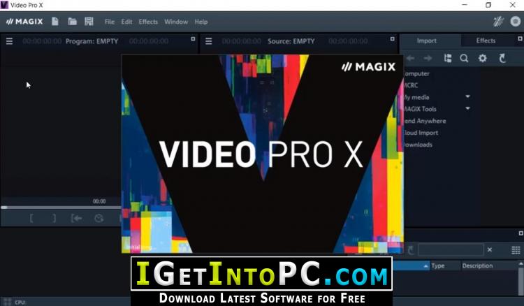 MAGIX Video Pro X10 Free Download 2