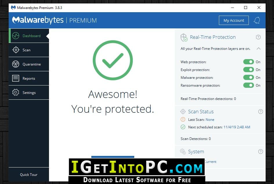 Malwarebytes Premium 3.8.3 Free Download 1 1