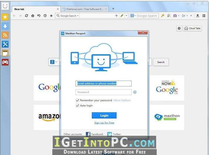 Maxthon Cloud Browser 5.2.3.4000 Free Download 3
