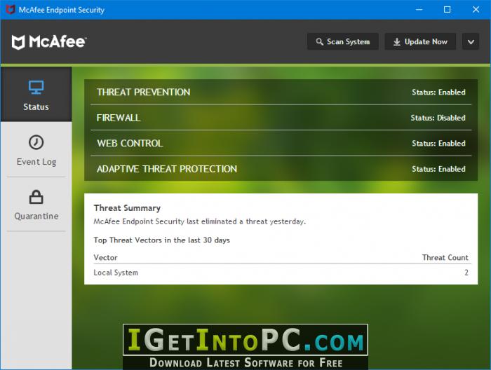 McAfee Endpoint Security 10 Free Download 2