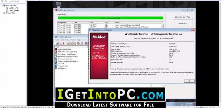 McAfee VirusScan Enterprise 8 Free Download 3