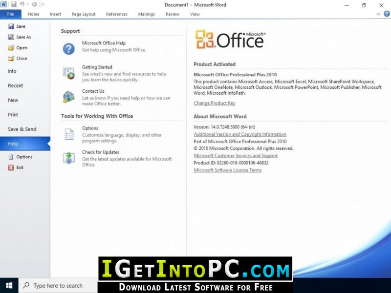 Microsoft Office 2010 Pro Plus 2021 Free Download 5