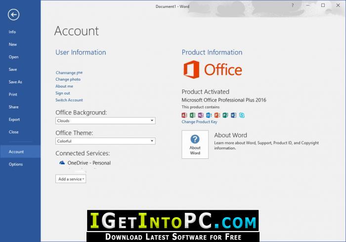 Microsoft Office 2016 Pro Plus January 2019 Free Download 4