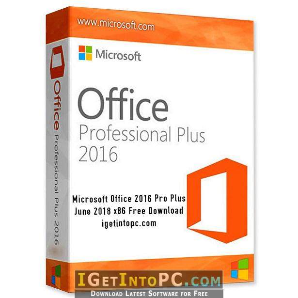 Microsoft Office 2016 Pro Plus June 2018 x86 Free Download 1