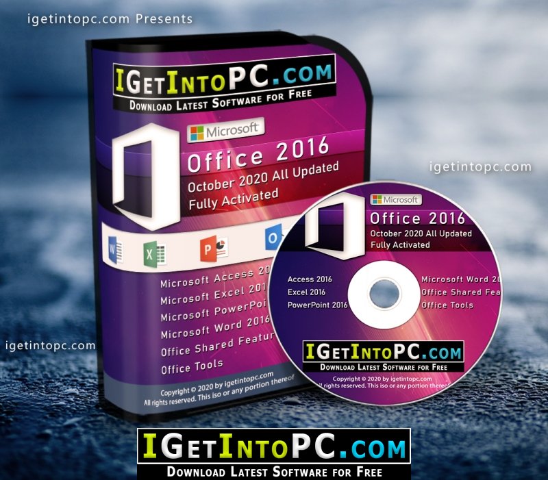 Microsoft Office 2016 Pro Plus October 2020 Free Download 1