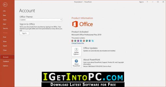 Microsoft Office 2019 Updated March 2019 Free Download 3