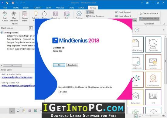 MindGenius Business 2018 7.0.1.6969 Free Download 5