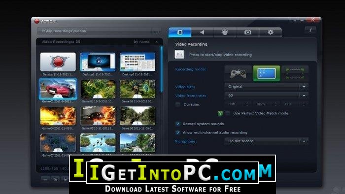 Mirillis Action 4.0.4 Free Download 3