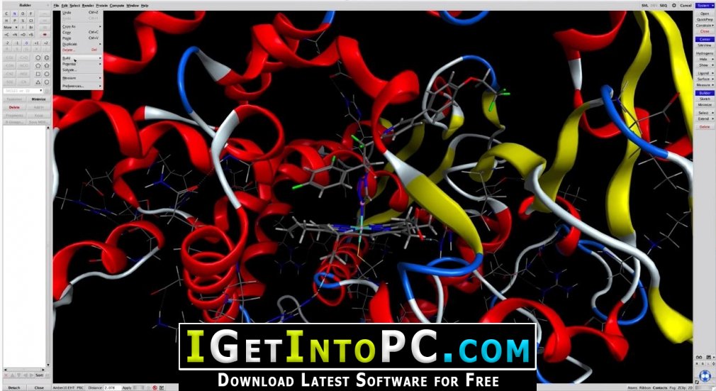 Molecular Operating Environment MOE 2019 Free Download 3