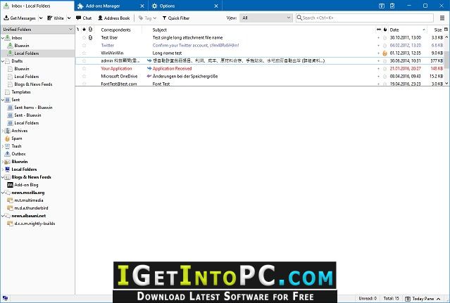 Mozilla Thunderbird 60.2.1 Offline Installer Free Download 2