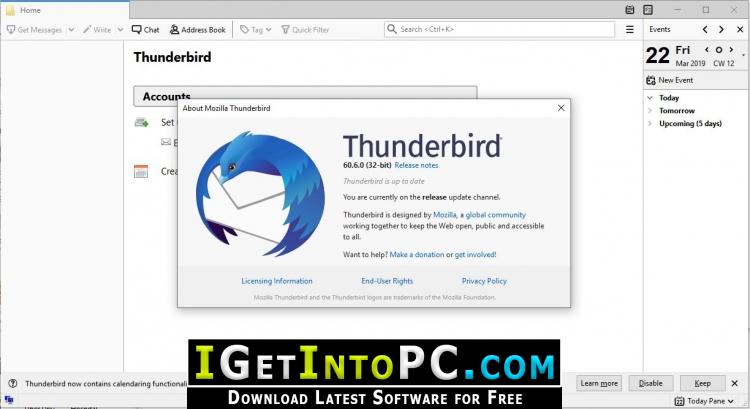 Mozilla Thunderbird 60.6 Free Download 1