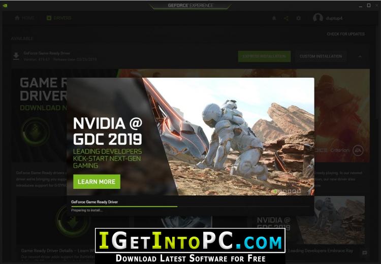 NVIDIA GeForce Desktop Notebook Graphics Drivers 419.67 Free Download 2