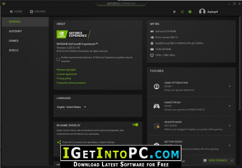 NVIDIA GeForce Desktop Notebook Graphics Drivers 441.41 Free Download 3