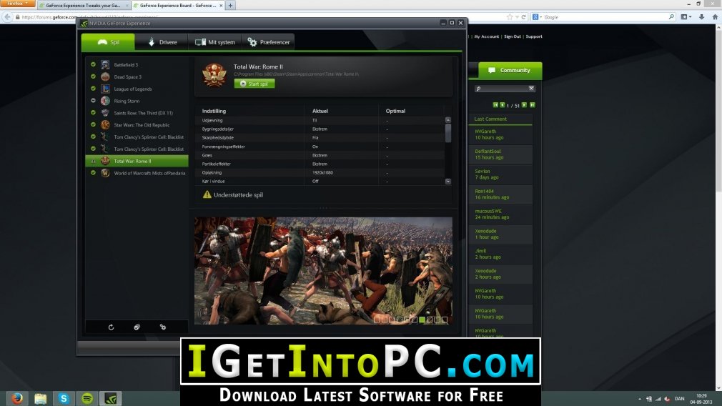 NVIDIA GeForce Experience 3.20.2.34 Free Download 3